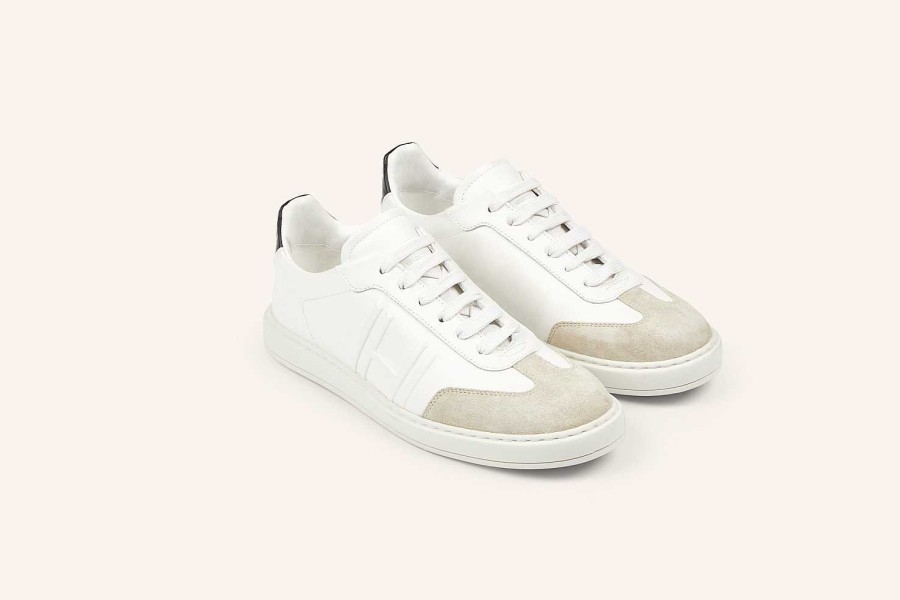 Sneakers | Heschung Edge-Sneakers Witte Opaco