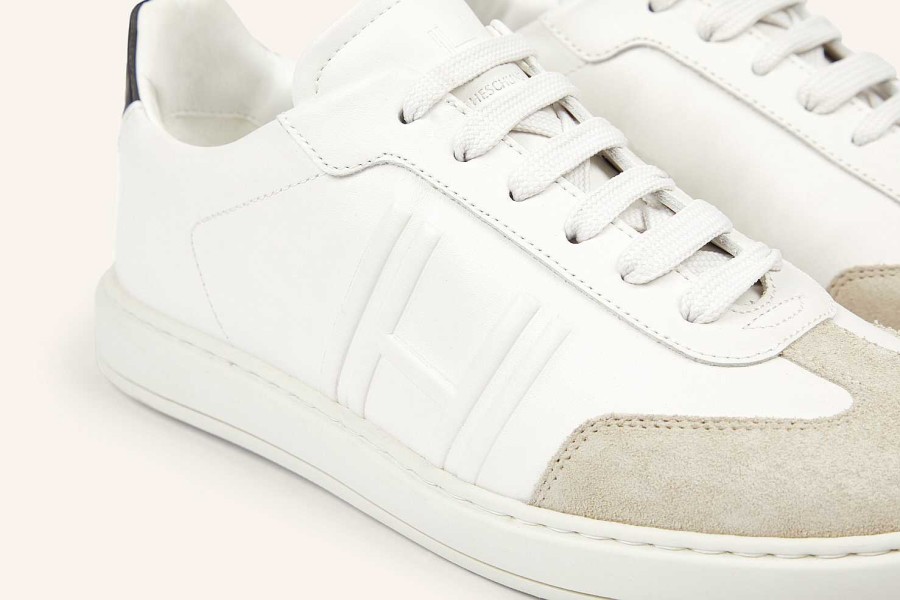 Sneakers | Heschung Edge-Sneakers Witte Opaco