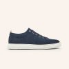 Sneakers | Heschung Court-Sneakers Petrol Kalfssuede