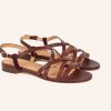 Sandalen En Muilezels | Heschung Chiara-Sandaal Tabak Nappa